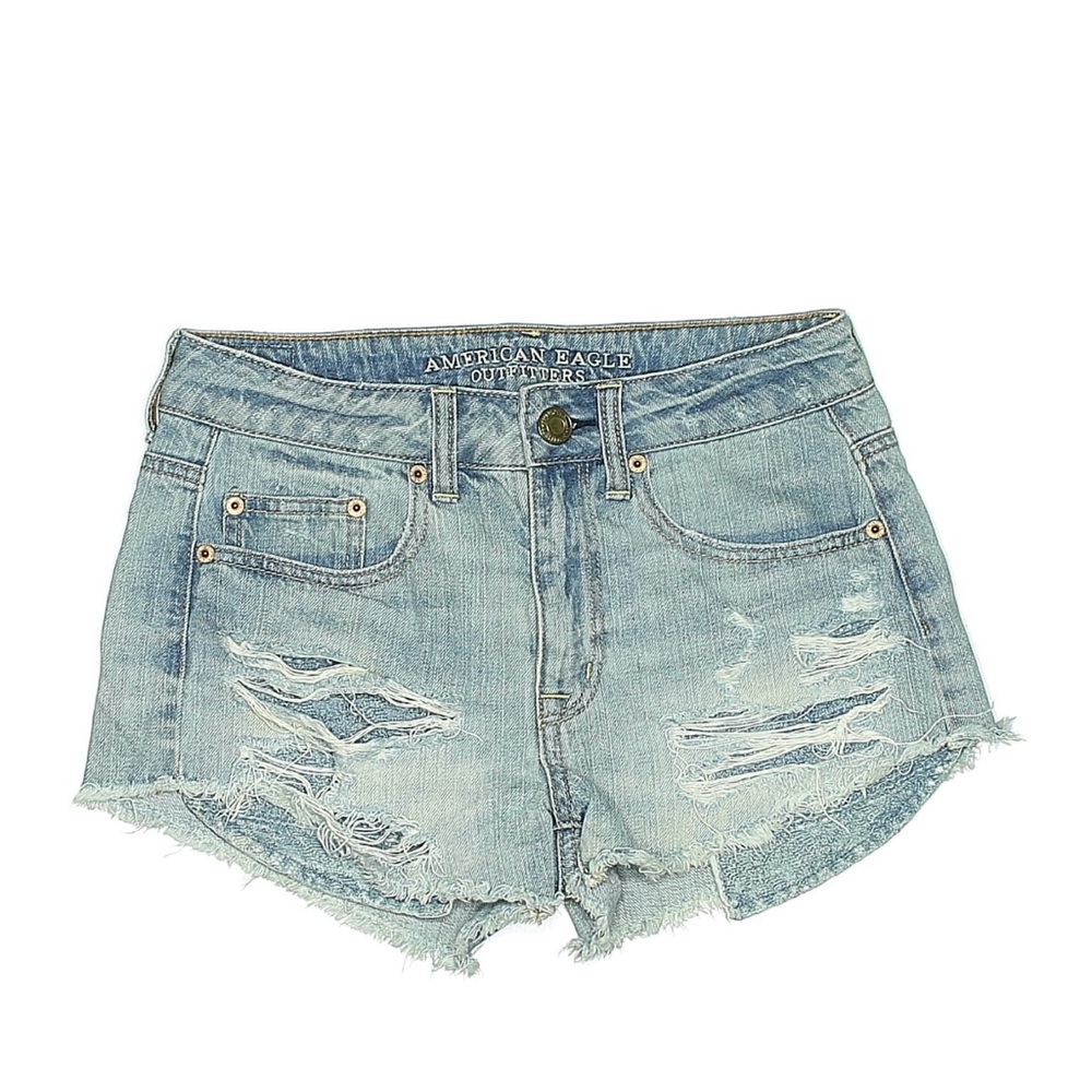 American Eagle Outfitters Light Blue Jean Shorts